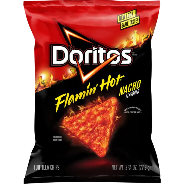 Doritos Flamin' Hot Nacho Flavored Tortilla Chips (9.25 oz) - Papaya Express
