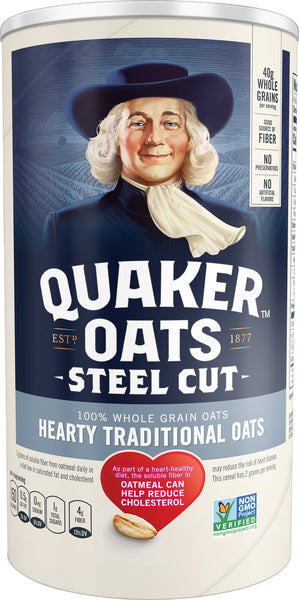 Quaker Oats Steel Cut (30 oz) - Papaya Express