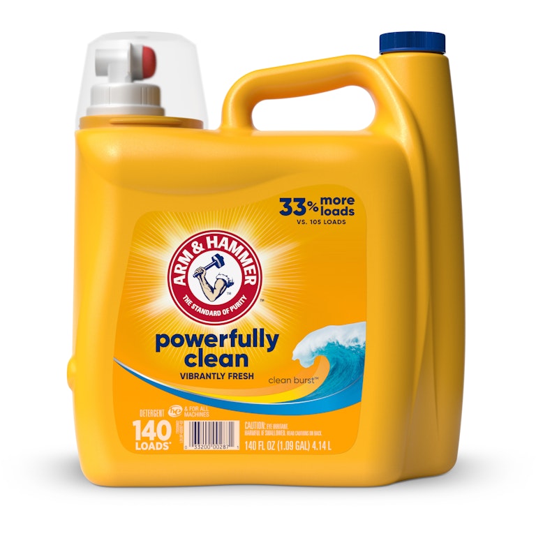 ARM & HAMMER Liquid Laundry Detergent, Clean Burst Fresh (140 Loads) - Papaya Express