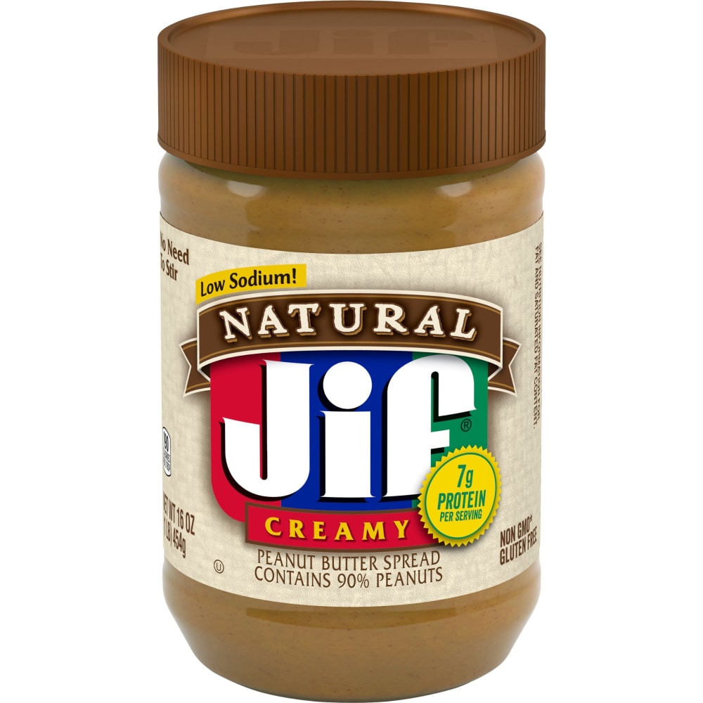 Jif Natural Creamy Peanut Butter Spread (16 oz) - Papaya Express
