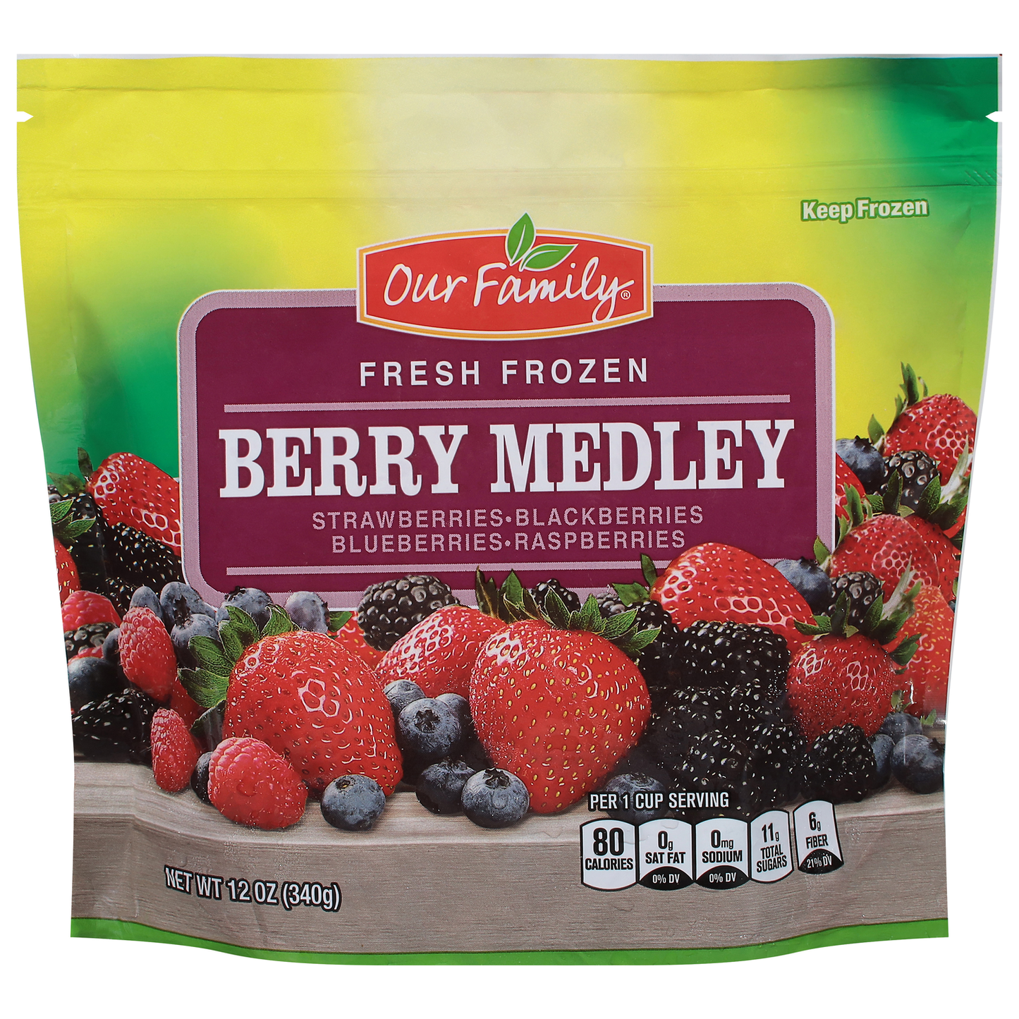 Our Family Frozen Berry Medley (453g) - Papaya Express