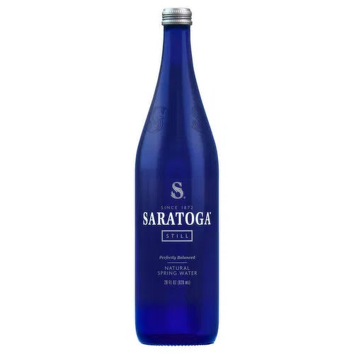 Saratoga Spring Water Natural Still (28 oz) - Papaya Express