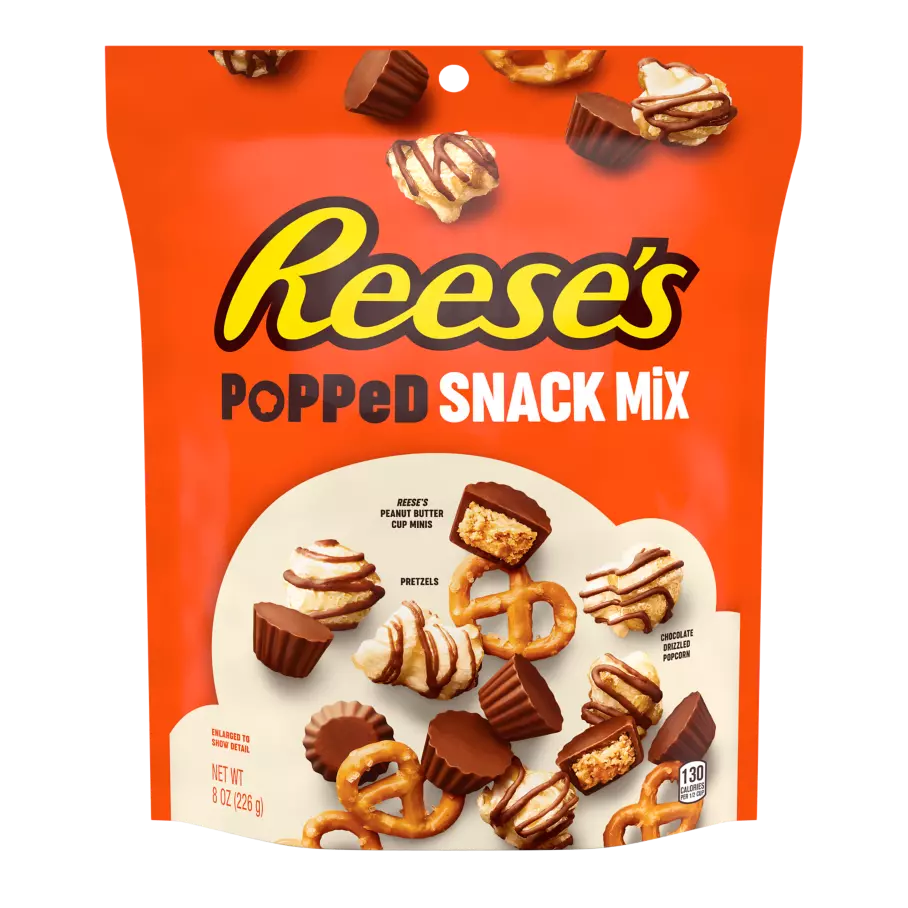Reese's Popped Snack Mix (8oz) - Papaya Express
