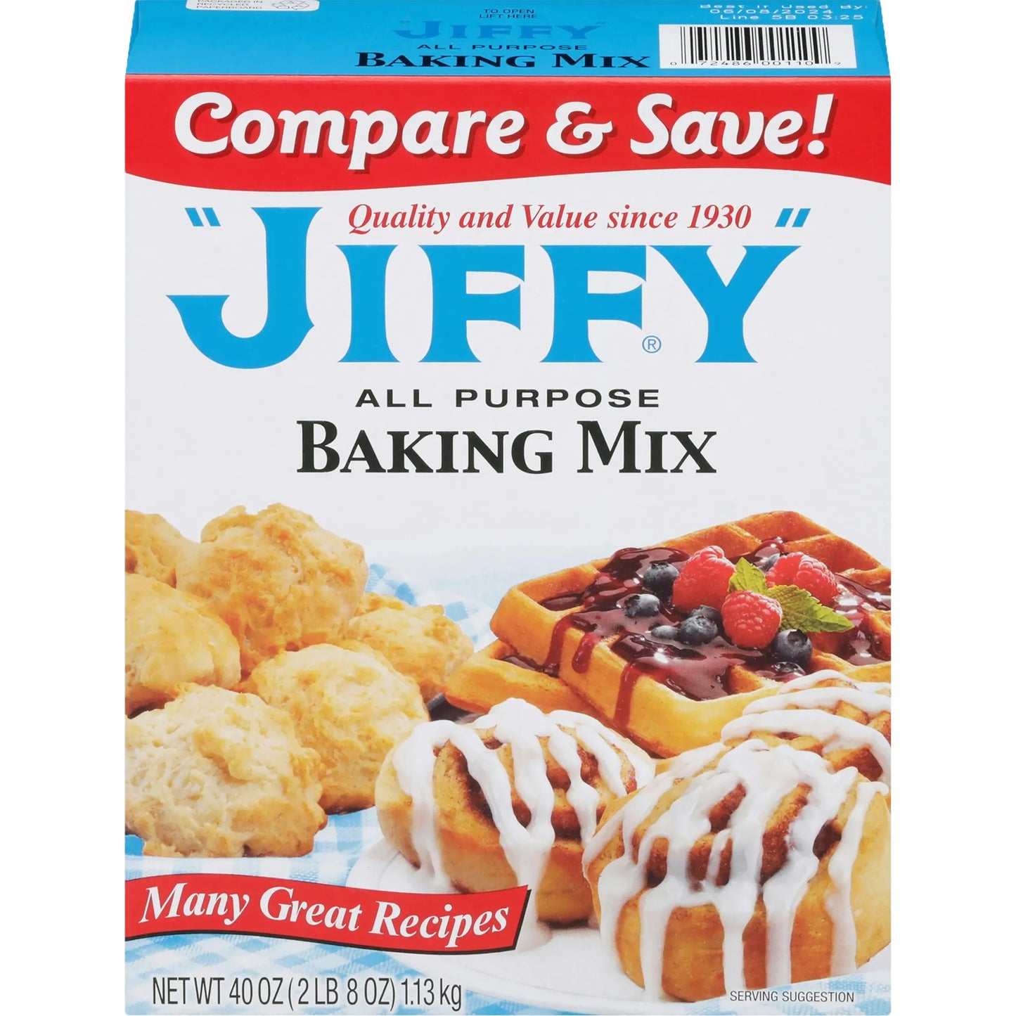Jiffy Baking Mix (40 OZ) - Papaya Express