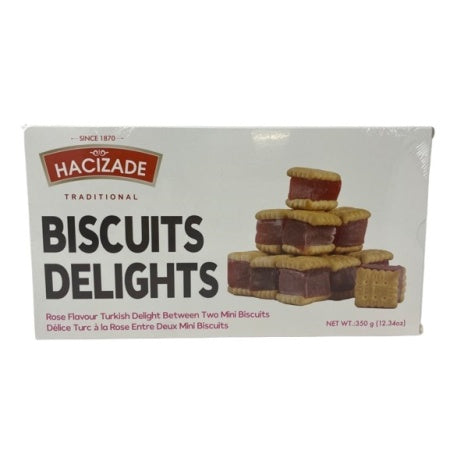Hacizade Traditional Biscuits Delights Rose Flavor (350g) - Papaya Express