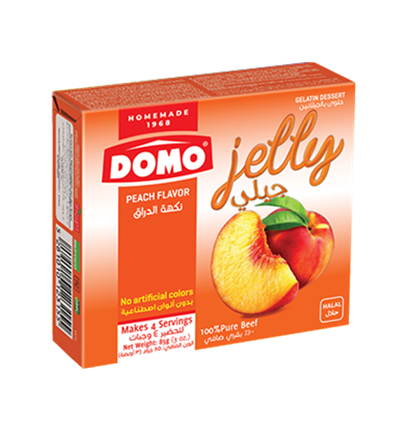 Domo Jelly Peach (85g) - Papaya Express