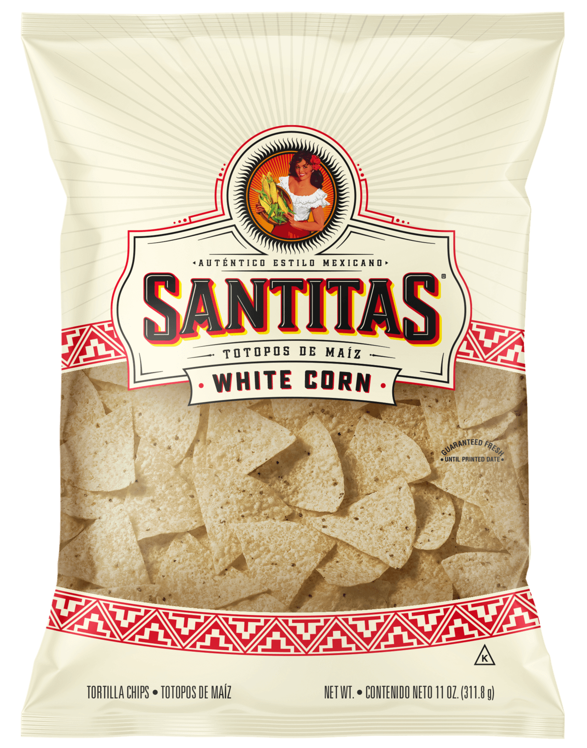 Santitas White Corn Tortilla Chips (11 oz) - Papaya Express
