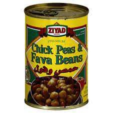 Ziyad Fava Beans & Chick Peas (14.8 oz) - Papaya Express