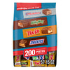 Twix, Milky Way, & Snickers Variety Pack 200 ct. bag