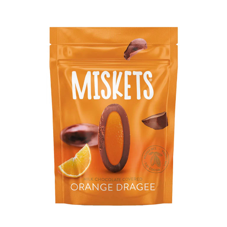Miskets Milk Chocolate Covered Orange Dragee (70g) - Papaya Express