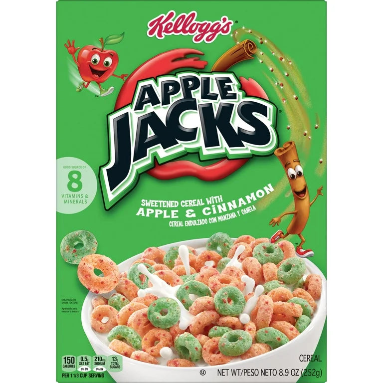 Kellogg's Apple Jacks Cereal (8.9 OZ) - Papaya Express