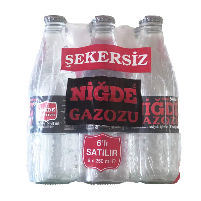 Sekersiz NIGDE GAZOZ SEKERSIZ (6*250 ml) - Papaya Express