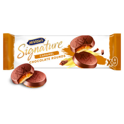 Mcvitie's Signature Caramel Chocolate Rounds (142 G) - Papaya Express