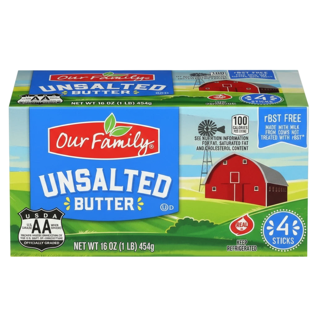 Our Family Unsalted Butter (1LB)