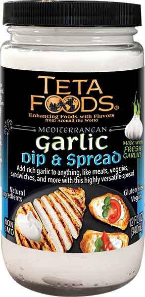 Teta Foods Garlic Dip & Spread (12 oz) - Papaya Express