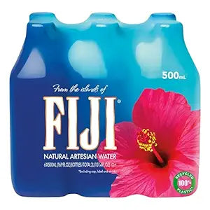 FIJI® Natural Artesian Bottled Water (6 bottles / 16.9 fl oz) - Papaya Express