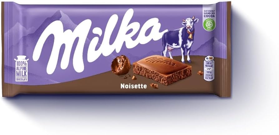 Milka Noisette Hazelnut Milk Chocolate - 100g - Papaya Express