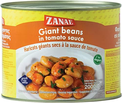Zanae Giant Beans In Tomato Sauce (2000g) - Papaya Express