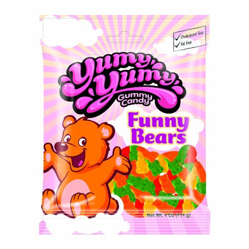 Yummy Gummy Funny Bears (4 OZ) - Papaya Express