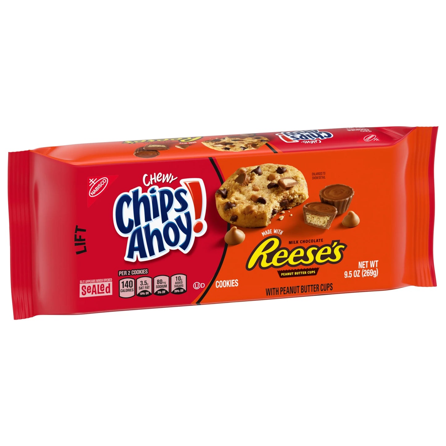 Chips Ahoy Chewy Chocolate Chip Cookies with Reese's Peanut Butter Cups (9.5 oz) - Papaya Express
