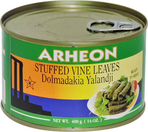 ARHEON STUFFED GRAPE LEAVES (14 oz) - Papaya Express