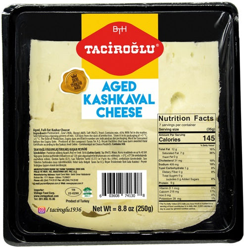 Taciroglu Aged Kaskaval Cheese (250g) - Papaya Express
