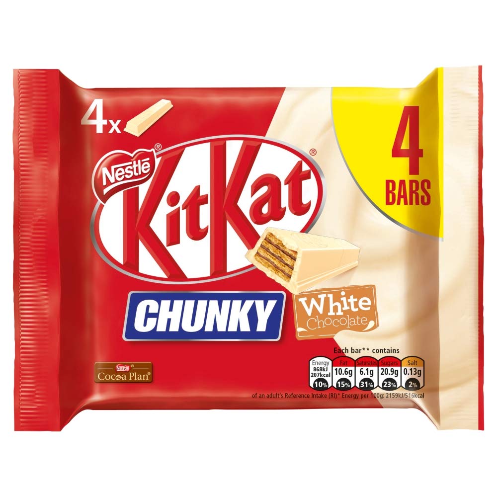 KitKat White Chunky Bars( 4Bars) - Papaya Express