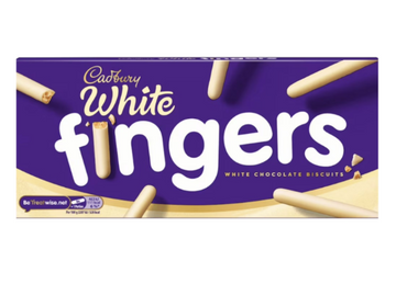 CADBURY FINGERS WHITE (114G) - Papaya Express