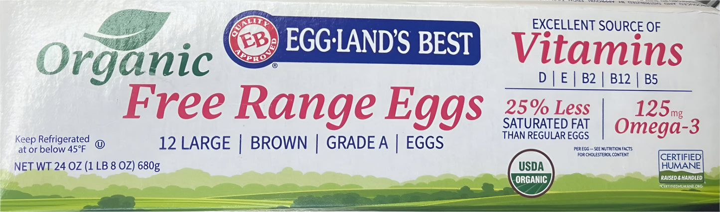 Eggland's Best Cage Free Large Brown Eggs (12 CT)