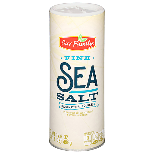 Our Family Fine Sea Salt (17.6 oz) - Papaya Express