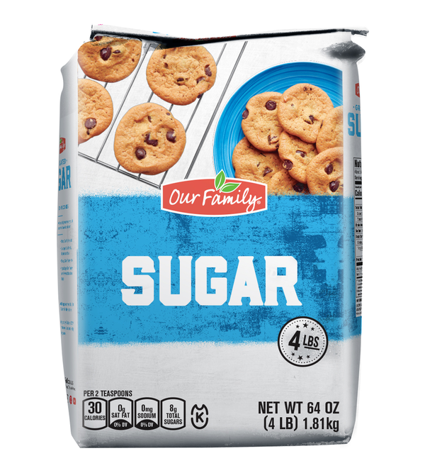 Our Family Granulated Sugar (4 lb.) - Papaya Express