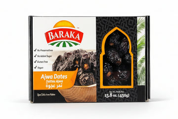 Baraka Ajwa Dates (450 g) - Papaya Express