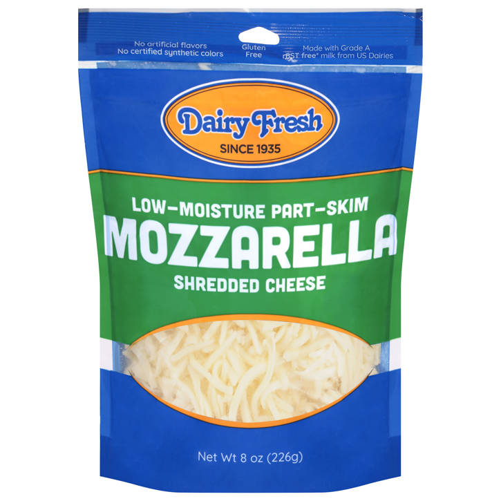 D.F Cheese Shredded Mozzarella (8OZ) - Papaya Express
