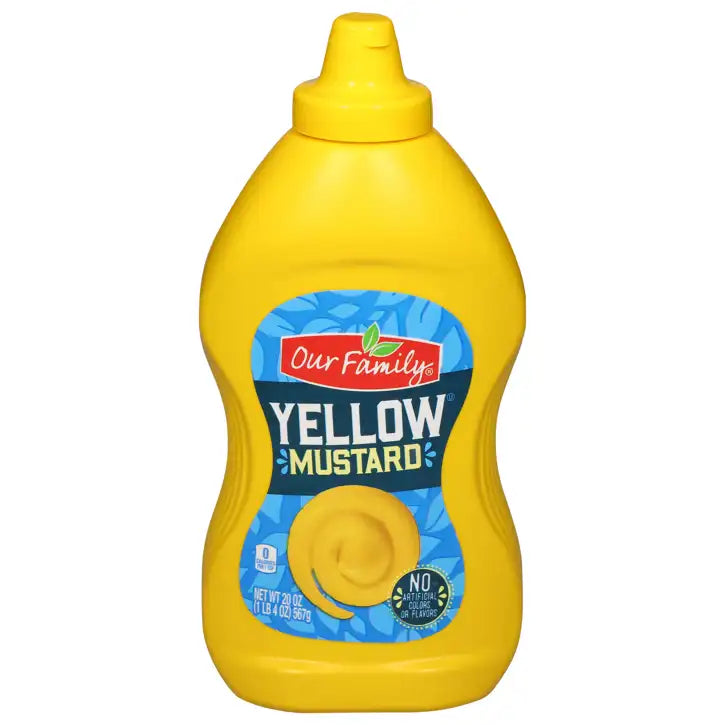 Our Family Yellow Mustard (567 g)