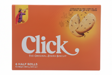 EBM CLICK ZEERA BISCUIT 6 HALF ROLL (12.52 OZ) - Papaya Express