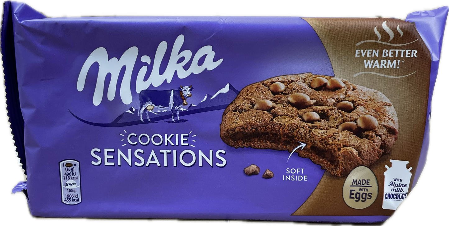 MILKA COOKIES CHOCO SENSATIONS SOFT INSIDE COOKIE (156G) - Papaya Express