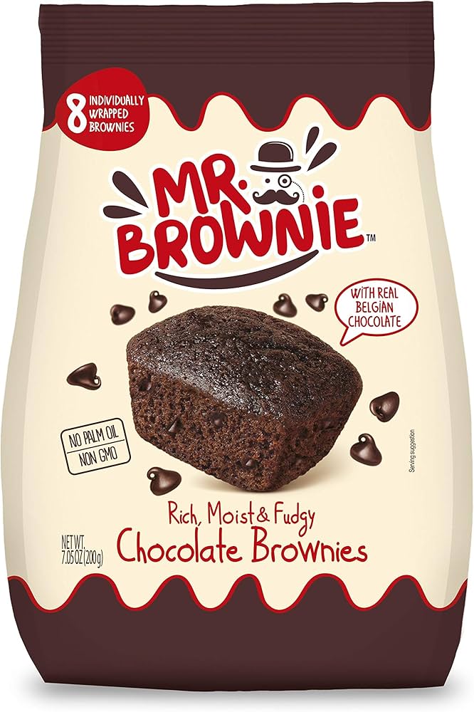 Mr. Brownie Chocolate Brownies (8pcs) - Papaya Express