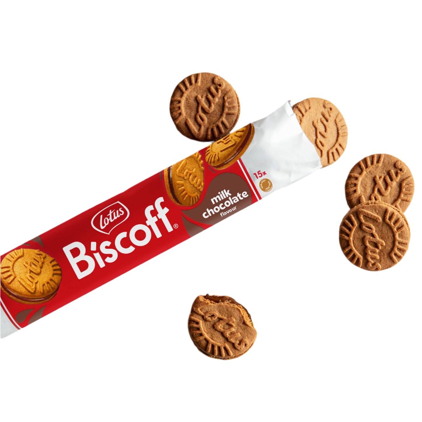 Lotus Biscoff Milk chocolate (15pcs) (150g) - Papaya Express