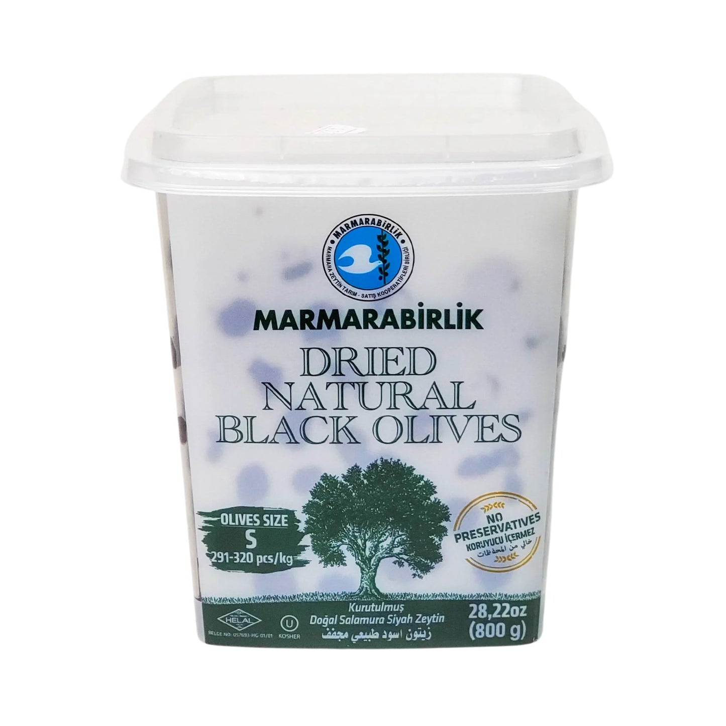 Marmarabirlik Black Dried Olives (800g) - Papaya Express