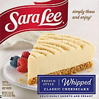 Sara Lee French Whipped Classic Cheesecake (23.5 Oz) - Papaya Express