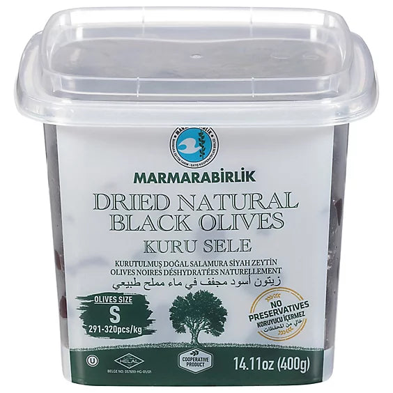 Marmarabirlik Black Dried Olives (400g) - Papaya Express
