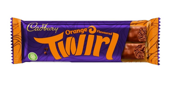 CADBURY TWIRL ORANGE CHOCOLATE BAR (43G) - Papaya Express