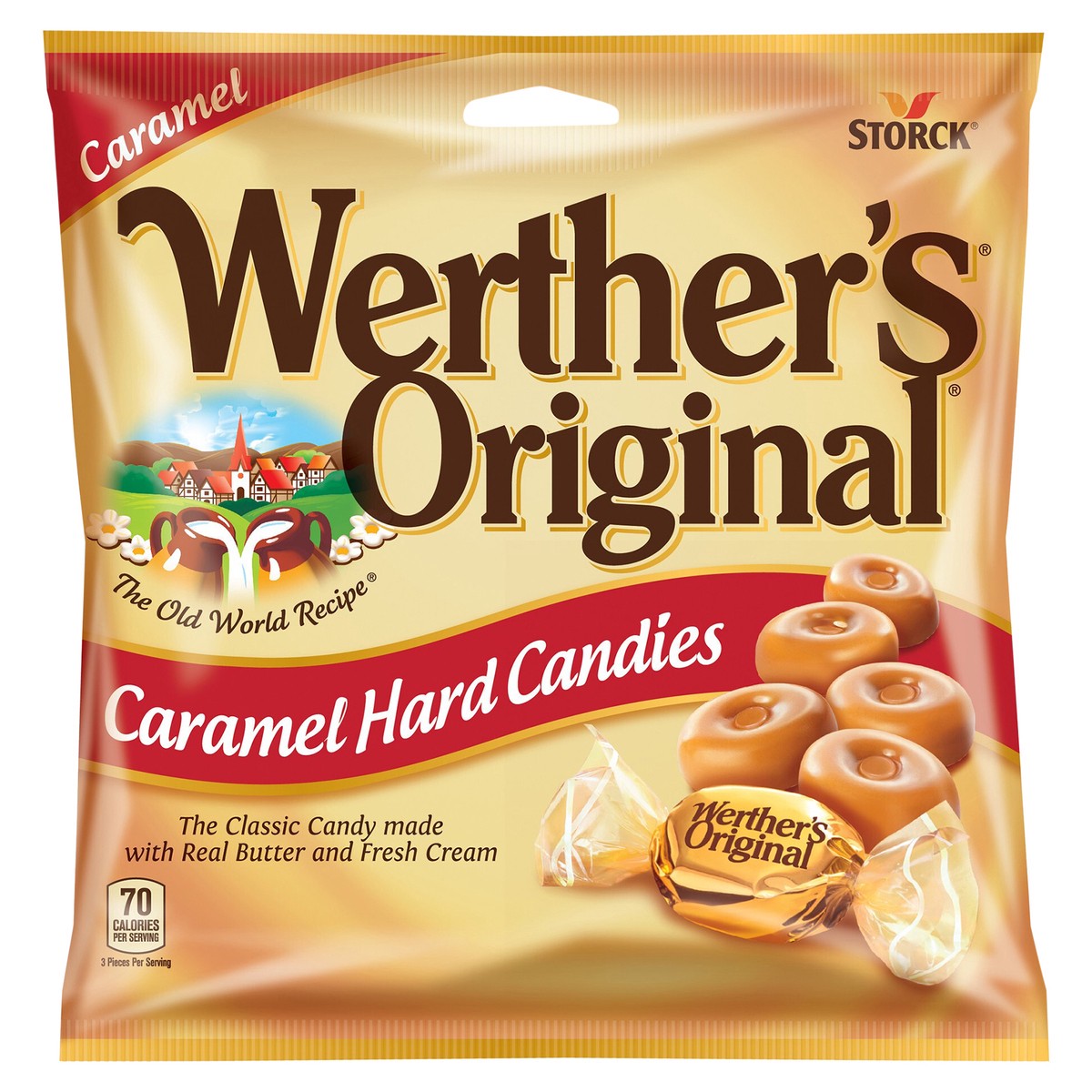 Werther's Original Hard Caramel Candy (2.3 Oz) - Papaya Express