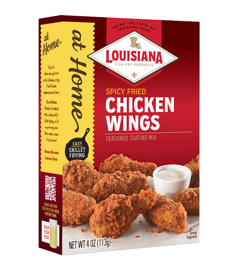 Louisiana Spicy Chicken Wings Mix (4oz) - Papaya Express