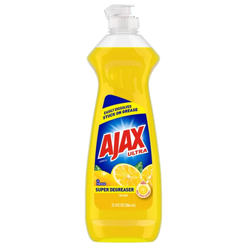 Ajax Ultra Super Degreaser Liquid Dish Soap, Lemon(12.4oz) - Papaya Express