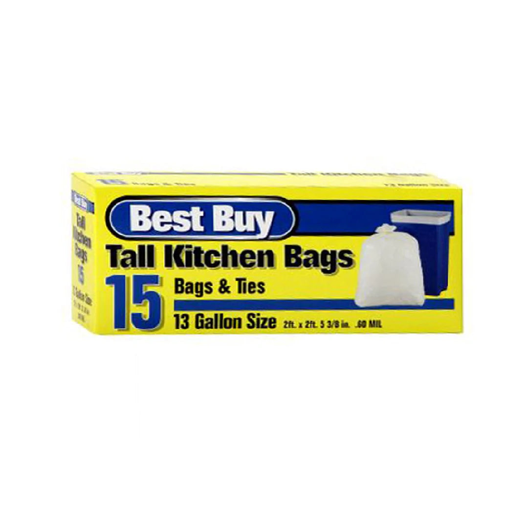 Best Buy Tall Kitchen Bags (15 bags) - Papaya Express