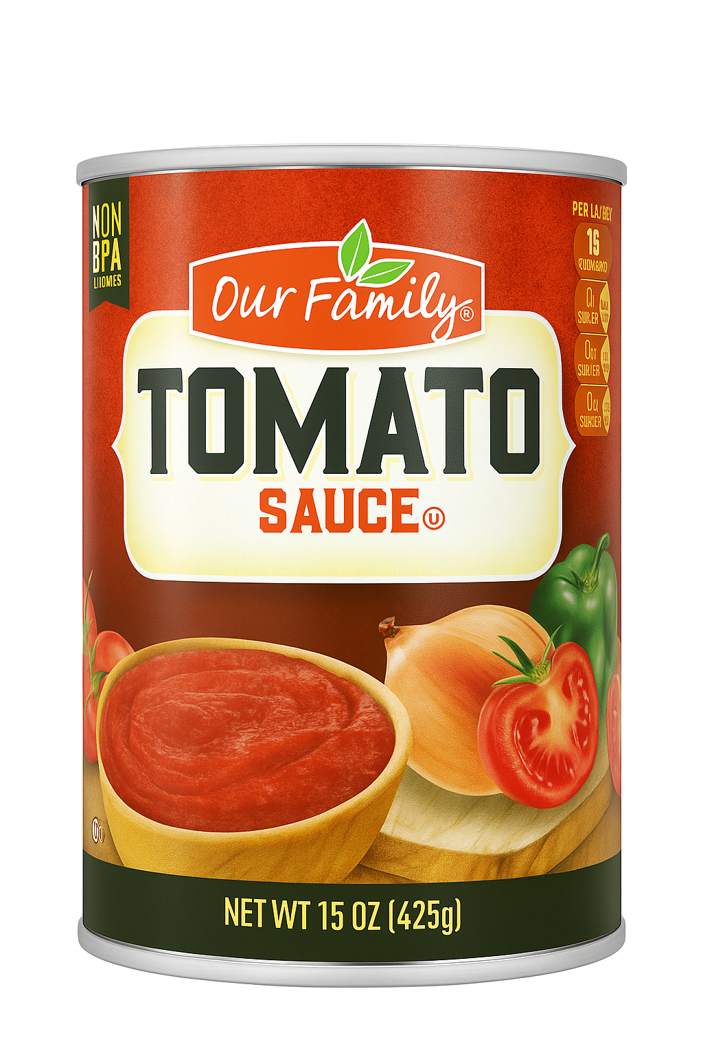 Our Family Tomato Sauce (15 oz) - Papaya Express