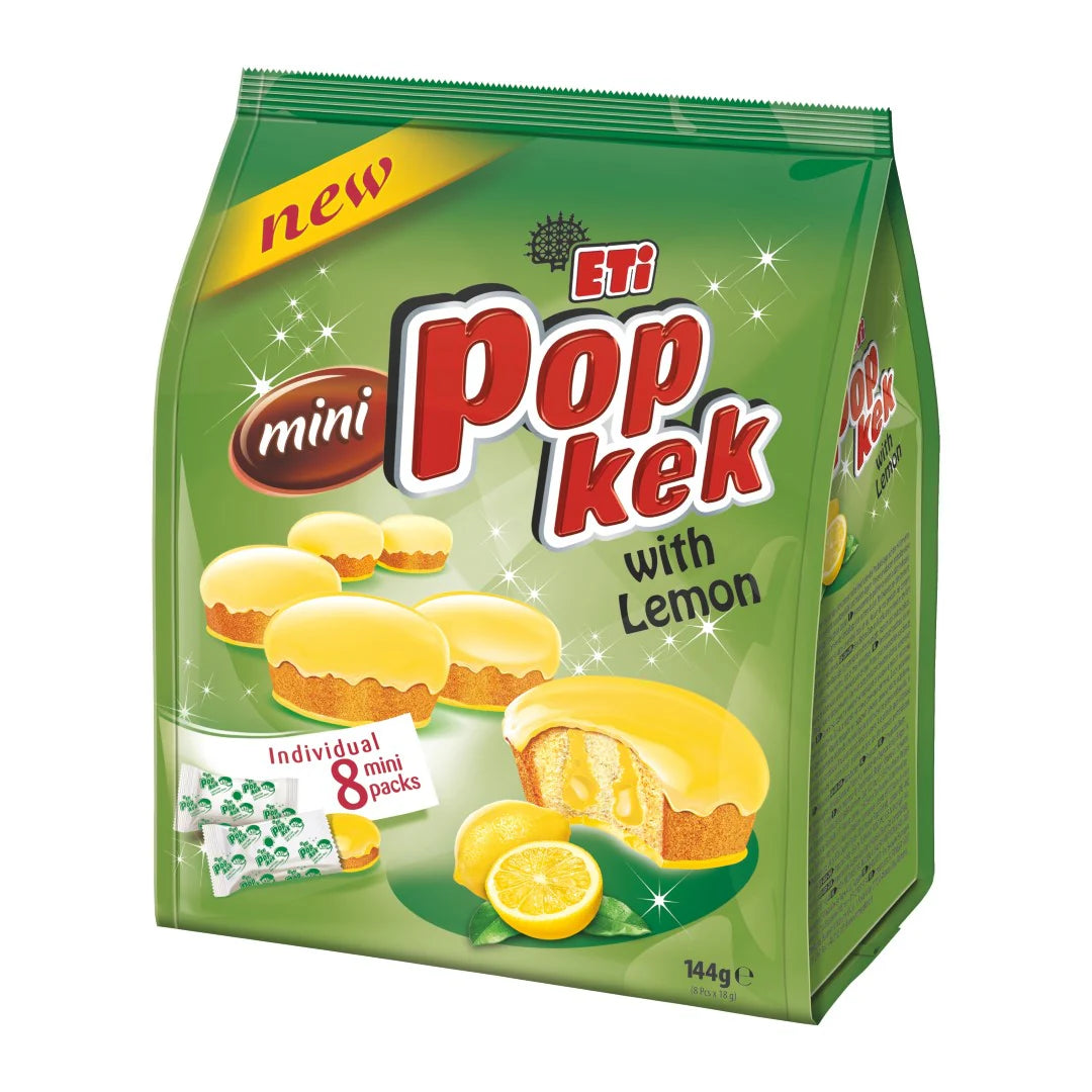ETI Pop KEK Lemon Flavor 8ct (144g)