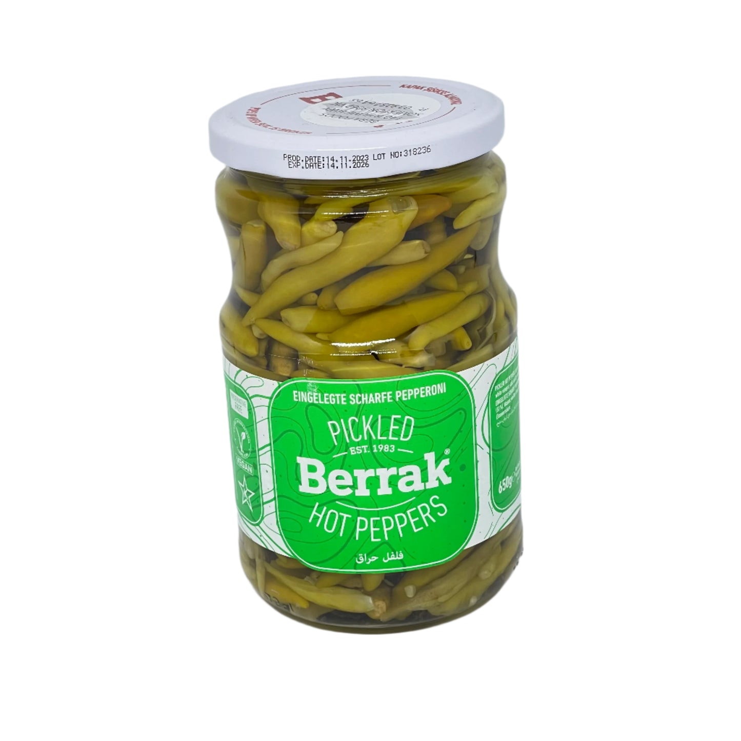 Berrak Hot Peppers (340g) - Papaya Express