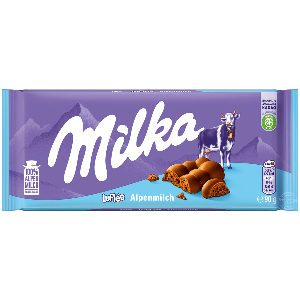Milka Luflee Chocolate Bar (100g) - Papaya Express